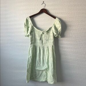Roxy Light Green Mini Dress